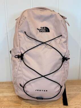 The North Face Jester Backpack Pink Moss TNF Black